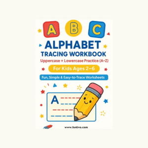ABC Uppercase & Lowercase Tracing and Coloring Book for Kids