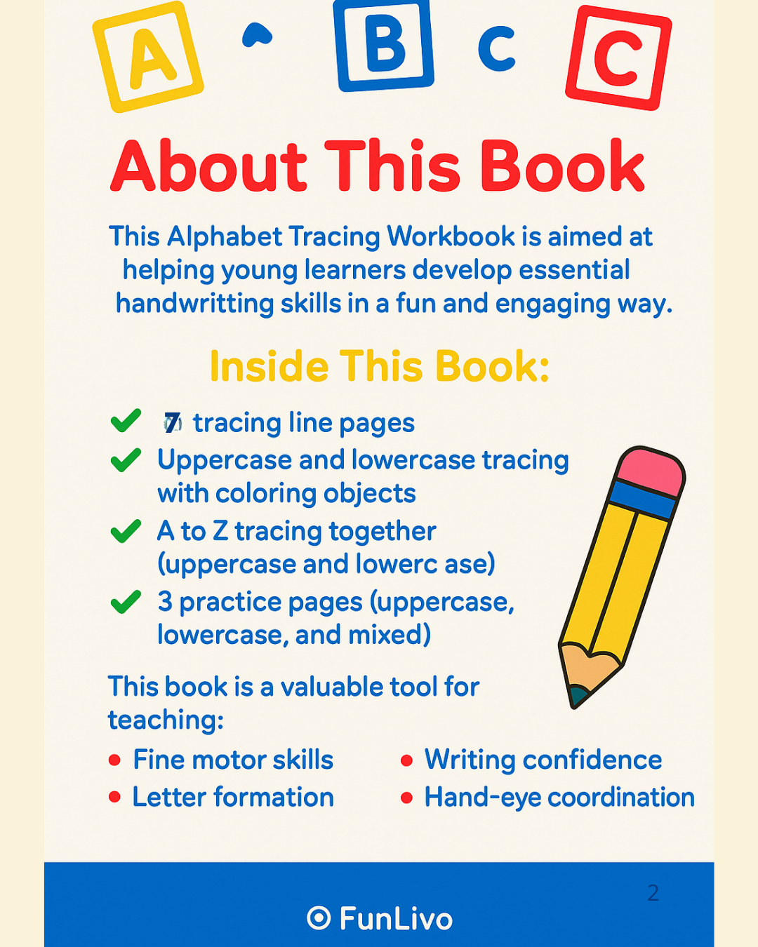 ABC Uppercase & Lowercase Tracing and Coloring Book - Image 10