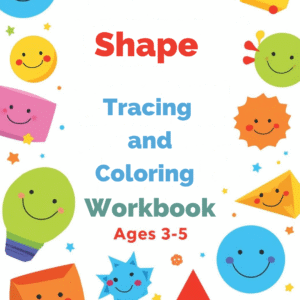 Shape Tracing and Coloring Worksheets for Kids Ages 3–5 (Printable PDF)