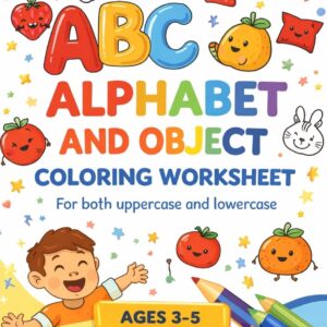 ABC Alphabet Coloring Book for Kids (52+ Worksheets PDF for Preschool)