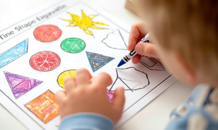 Shape Tracing and Coloring Workbook for Kids Ages 3-6: Why They Matter