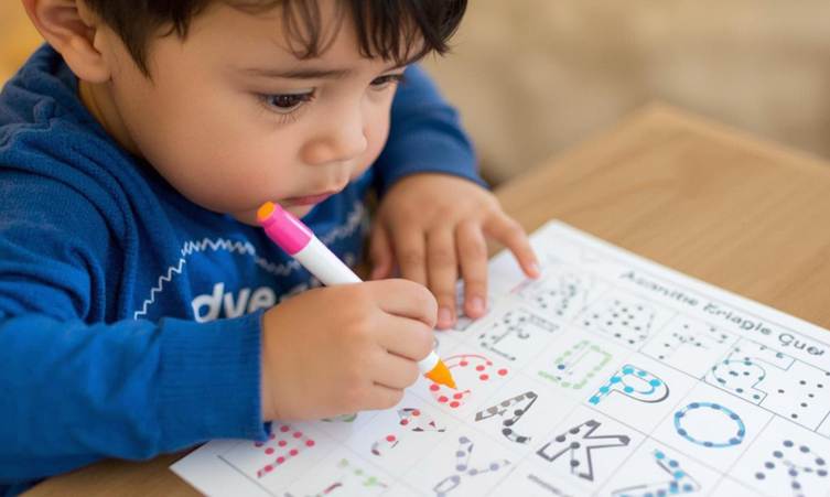 Dot Marker Coloring & Activity Book for Preschoolers using dot marker worksheets