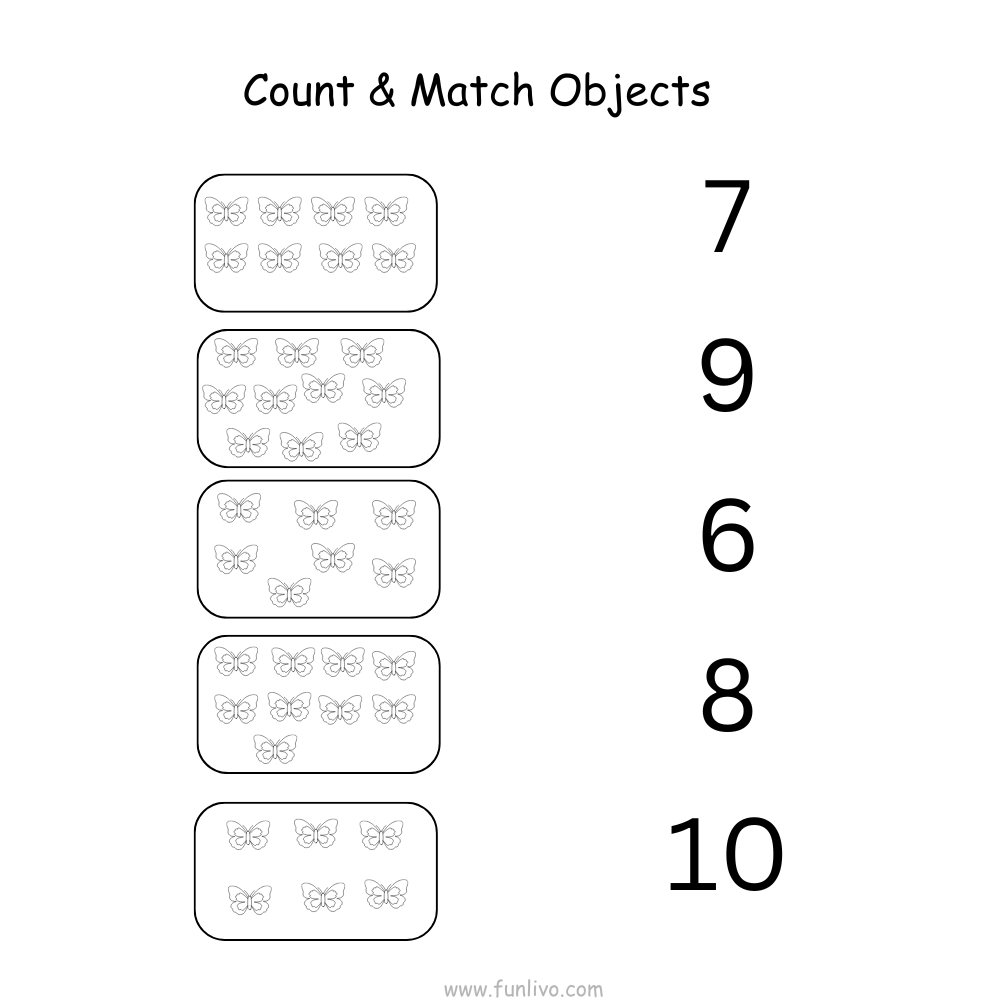 Preschool Math Worksheets Bundle for Kids | Ages 3–6 - Image 10