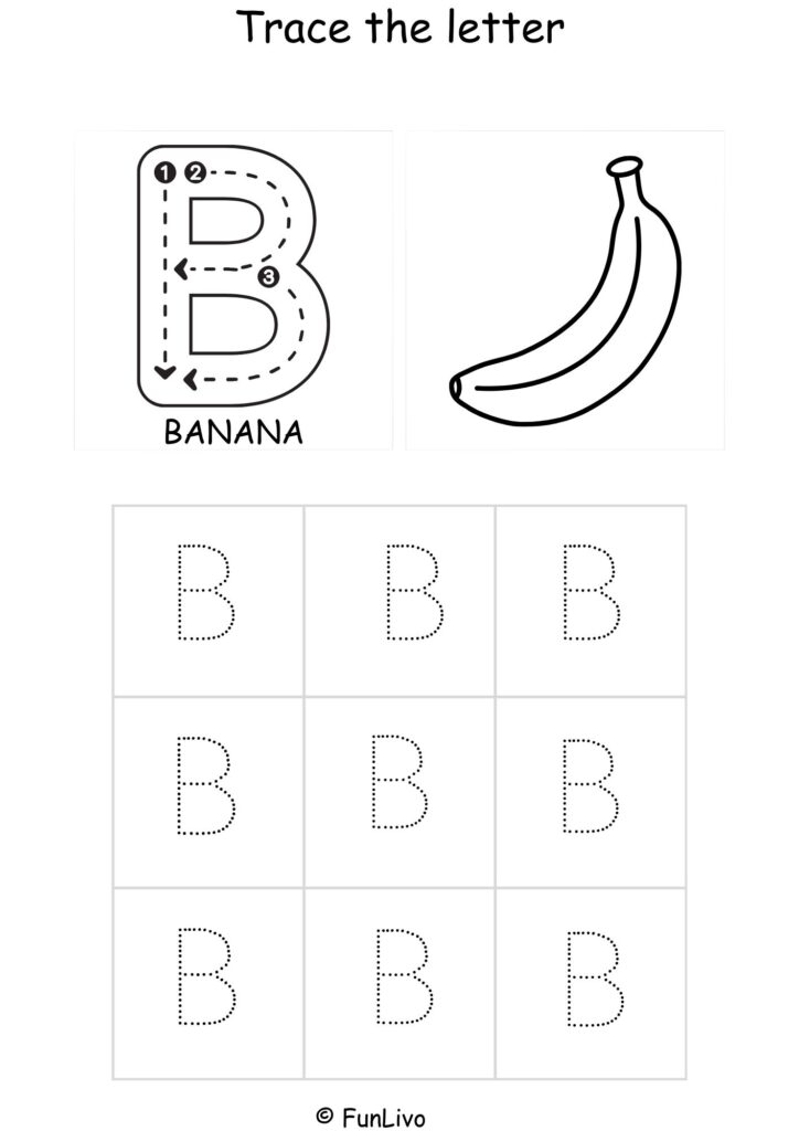 Capital Letter A Tracing and Coloring Worksheet – Printable PDF