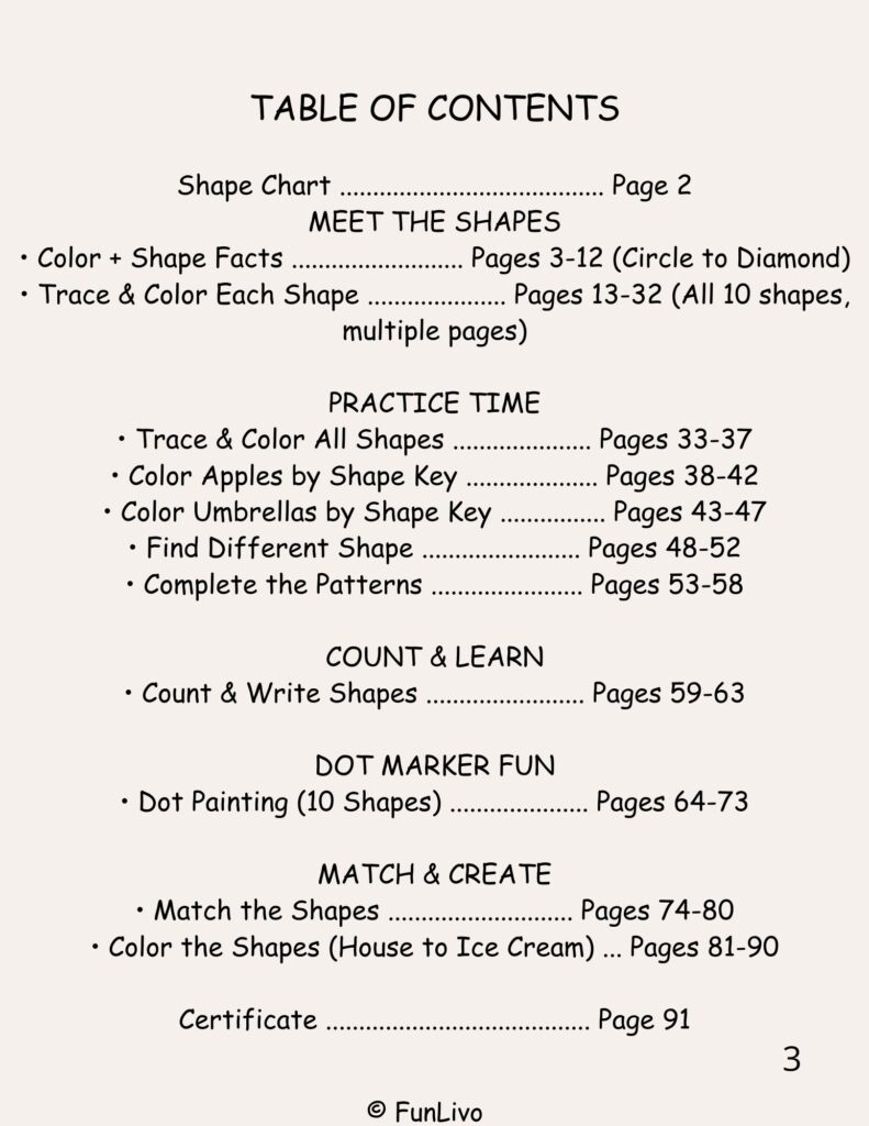 About these worksheets page