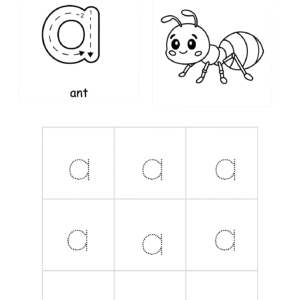 Lowercase Letter Tracing Worksheet