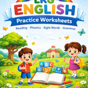 LKG English Practice Worksheets Printable PDF