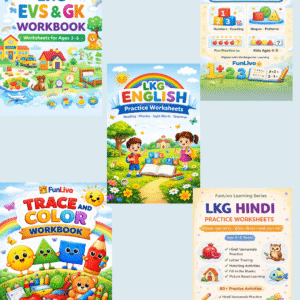 Complete LKG Learning Bundle (450+ Worksheets) | Printable Worksheets for Kid