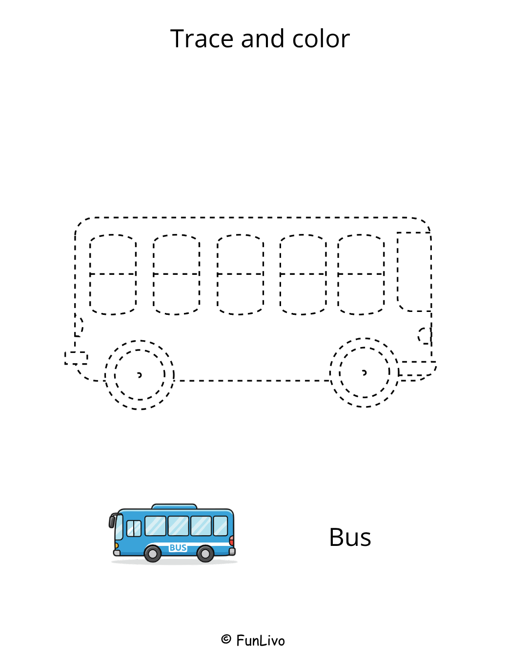 LKG Coloring and Tracing Worksheets Workbook transport tracing worksheet