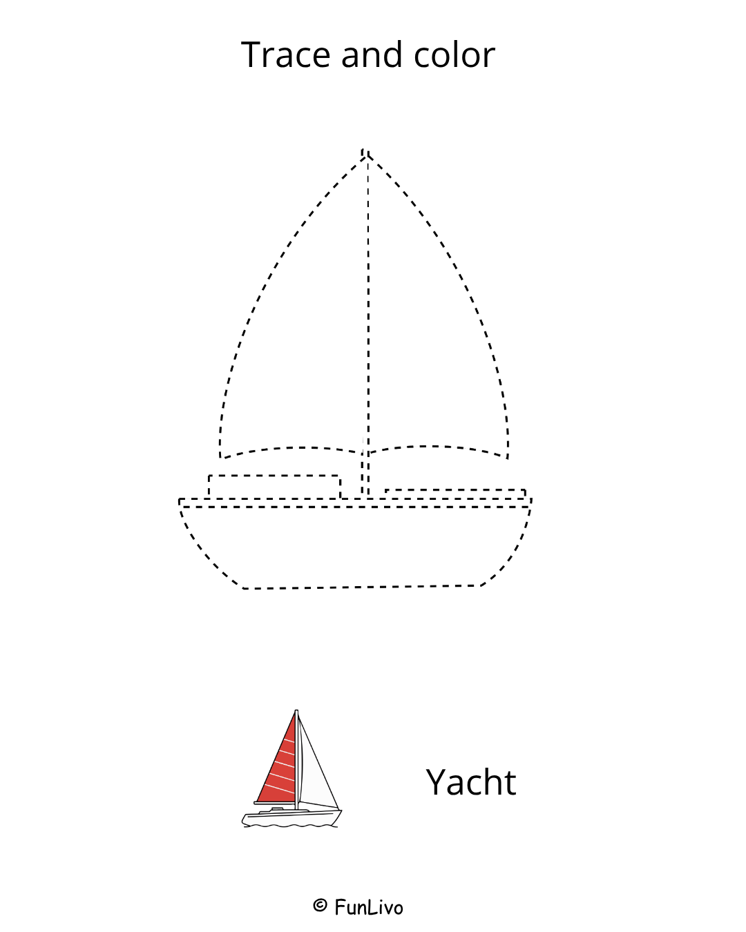 LKG Coloring and Tracing Worksheets Workbook water transport worksheet