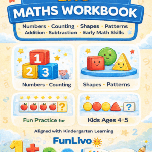 LKG Math Practice Worksheets PDF (Age 4–5)