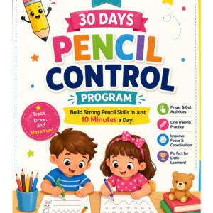 30 Days Pencil Control Program Worksheets PDF