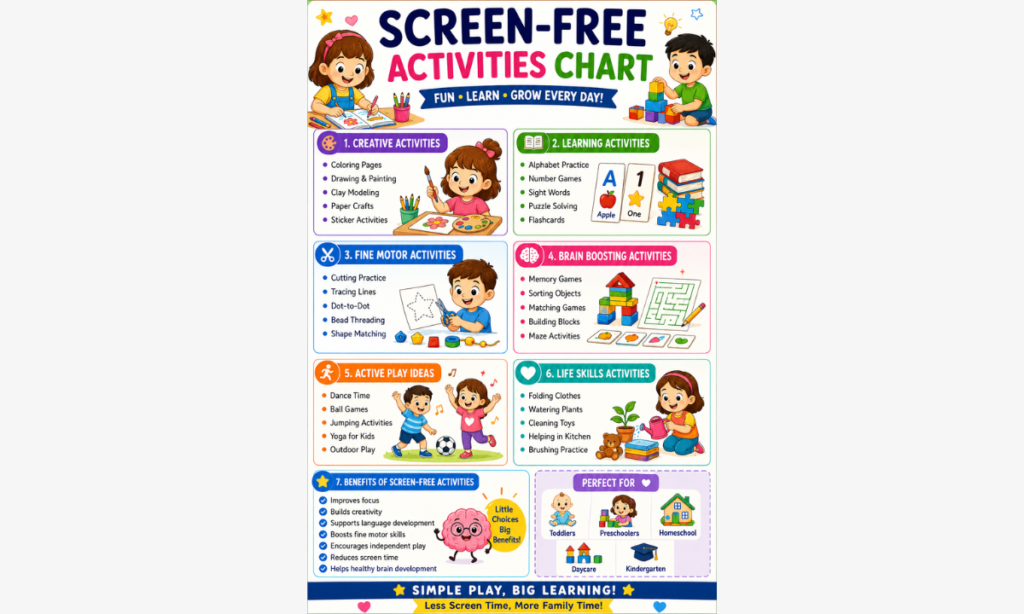 Best Preschool Screen-Free Activities for Daily Learning