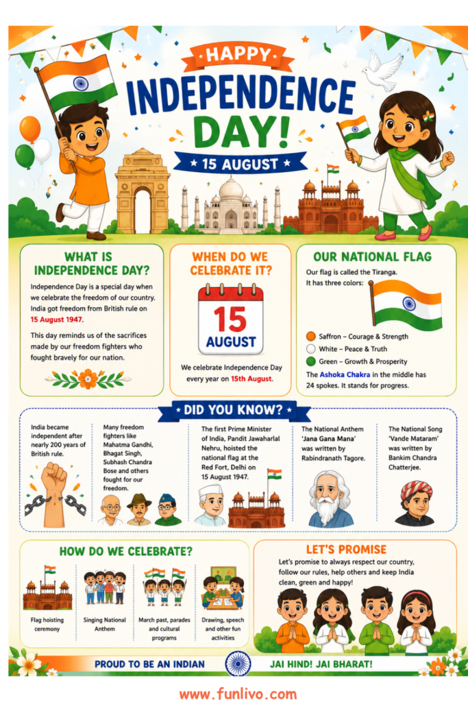Free Independence Day Worksheets for Preschool Kids