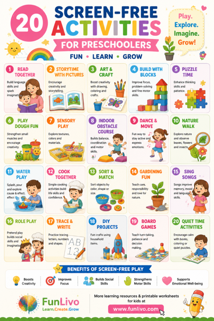 Download Free 20 Screen-Free Activities