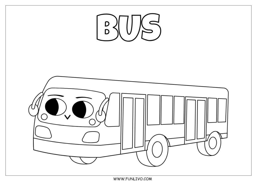 Free car coloring worksheet for preschool kids