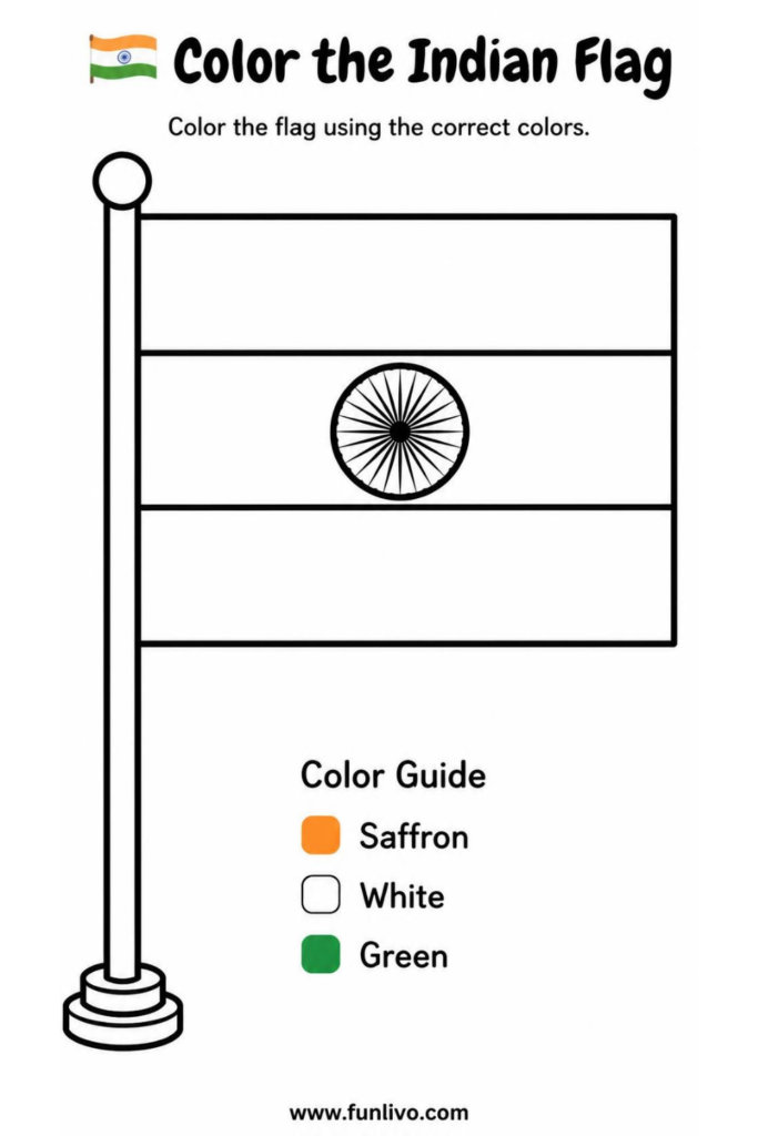 Download the Free Flag Coloring Worksheet