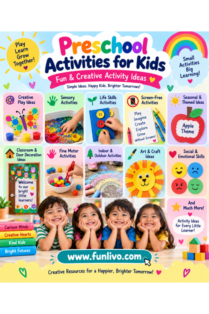 Preschool Activities for Kids Ideas