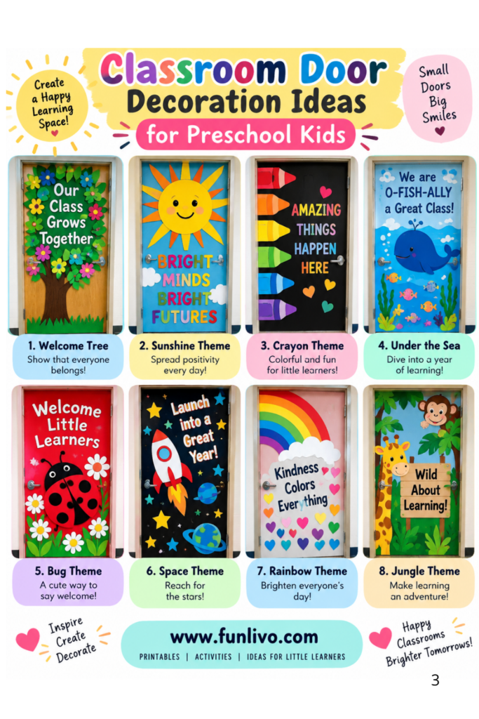 Classroom Door Decoration for Preschoolers